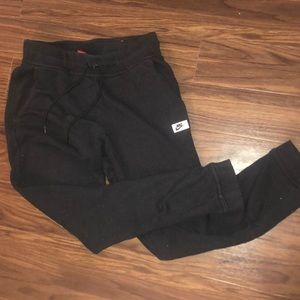 Black nike joggers